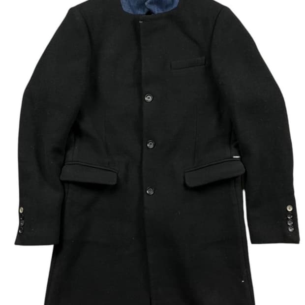 Diesel 스탠드 카라 울혼방 코트