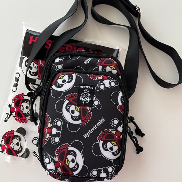히스테릭 미니 글래머 판다 크로스백 가방