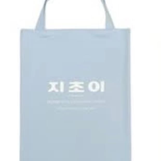 지초이 쇼퍼백 스카이블루
