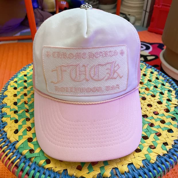 올드 크롬하츠 otto 핑크 모자