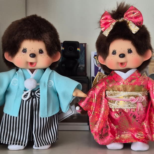 몬치치 기모노 커플세트