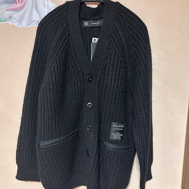 S) Gu x 언더커버 가디건 블랙 - 새상품 
