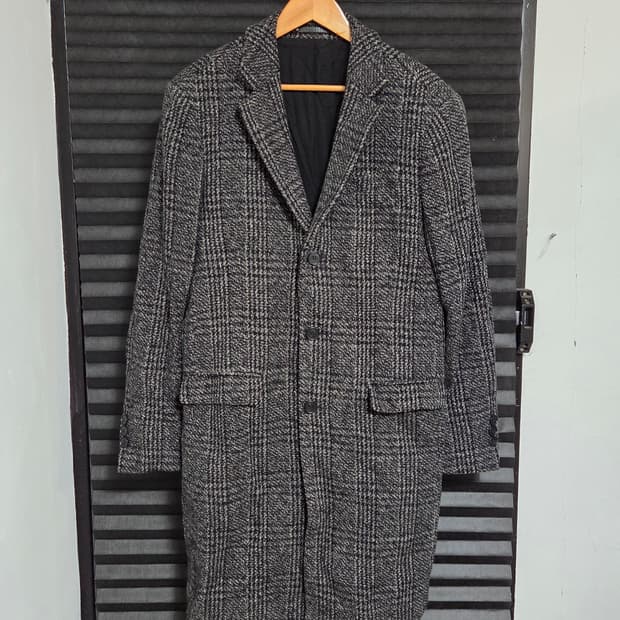 (정품) [올세인츠] 글렌 체크 윗락 코트 | 00046