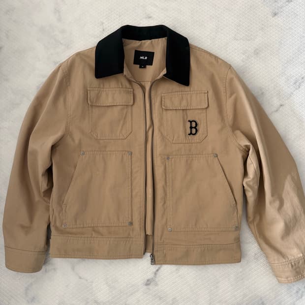 Mlb 베이직 카라 워크 자켓