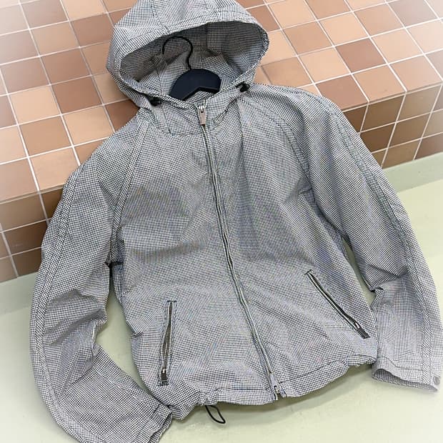 joseph check 2way zip windbreaker