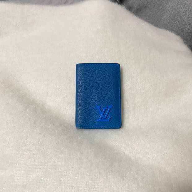 (당일 출고) 루이비통 포켓 오거나이저 카드지갑(블루)