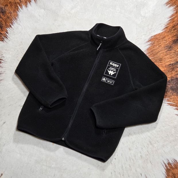 카파 블랙 원포켓 후리스 집업