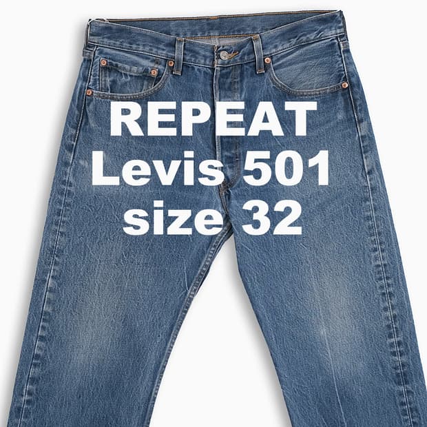 빈티지 리바이스 501 중청 32 인치 LV50132423