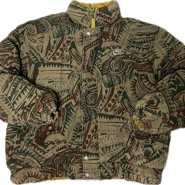 90's Nike 삼나스포츠 리버시블 패딩 (105)