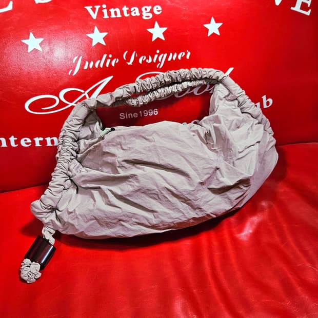 (미사용)아카이브앱크 핑크 나일론 토트백 숄더백 