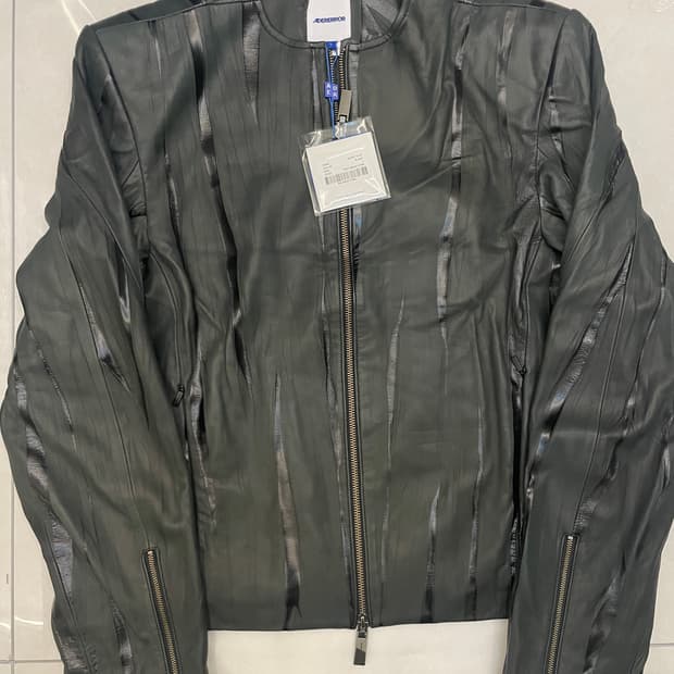 아더에러 가죽 자켓 프로덕트 14 블랙 25SS