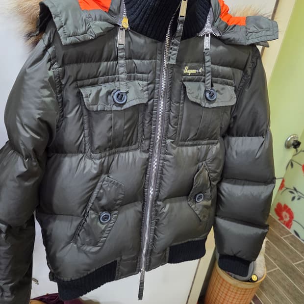 디스퀘어드2 라쿤패딩