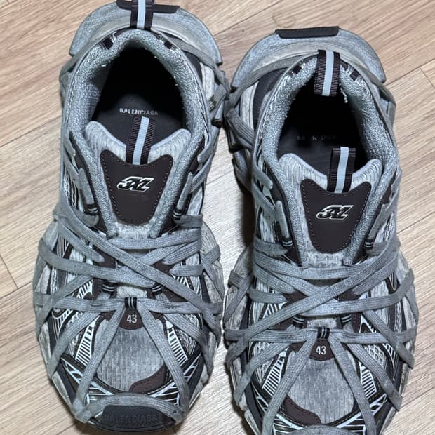 네고가능 발렌시아가 3xl 익스트림 레이스 스니커즈 더현대구매 5회착