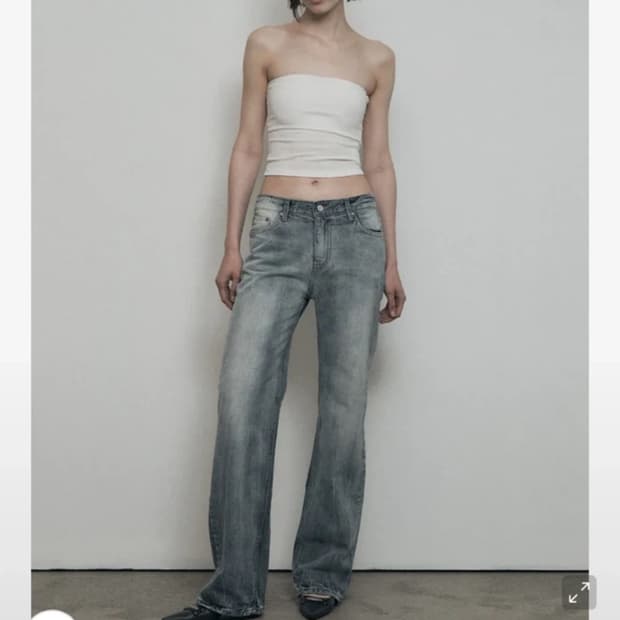 보헤미안서울 그레이 스카이 와이드 데님