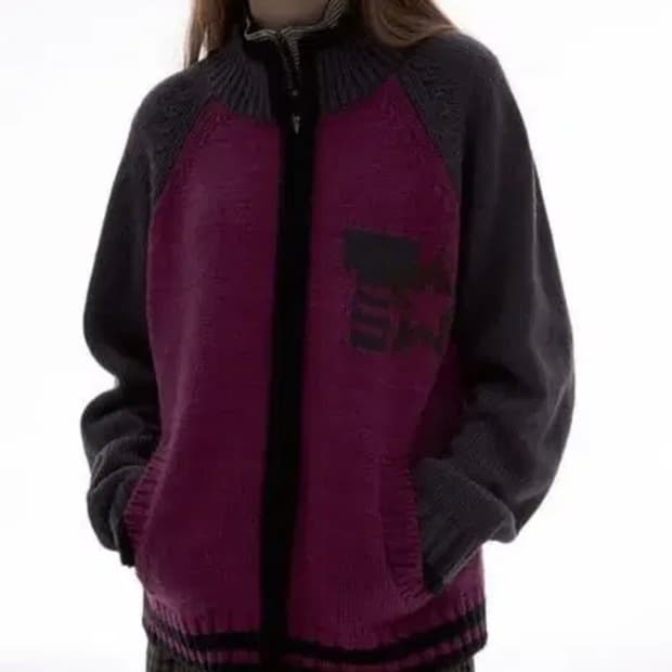 테켓 니트 가디건