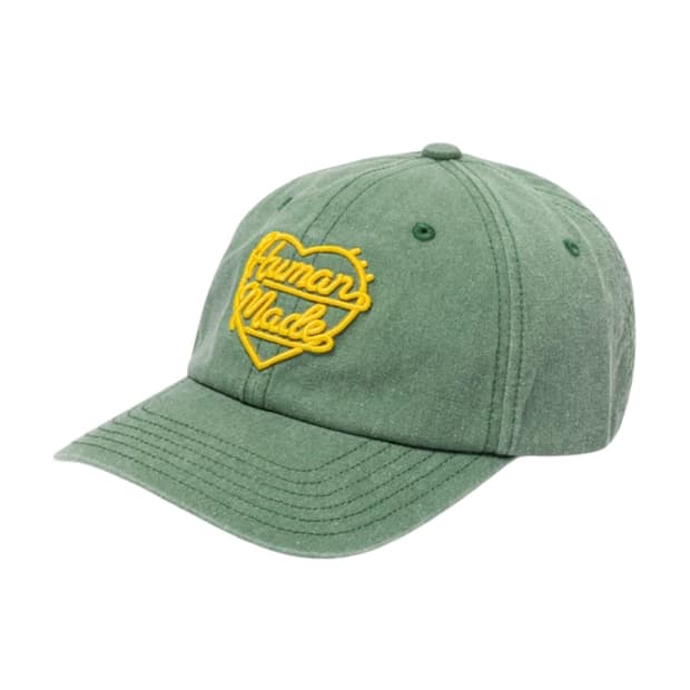 휴먼메이드 6패널 캡 그린
