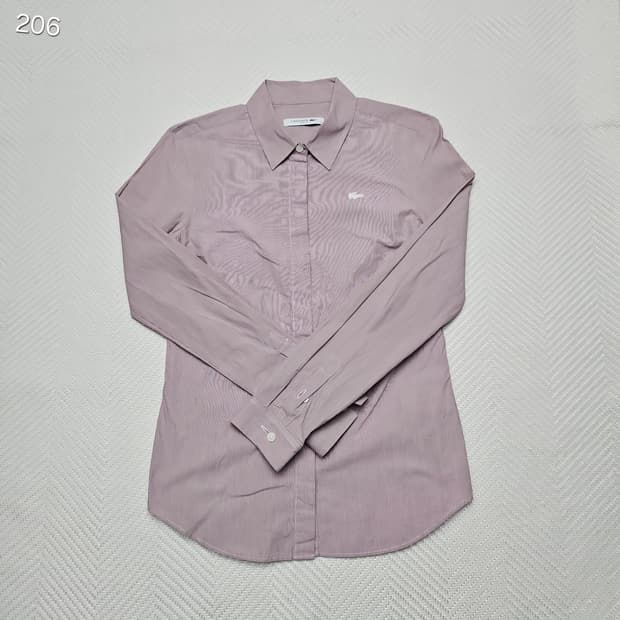 [라코스테] 여성 슬림핏 셔츠 34