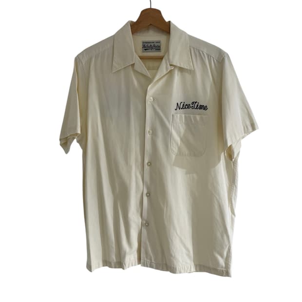 와코마리아 DRUNKARDS 자수 반팔셔츠