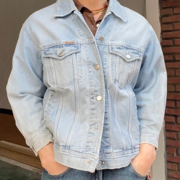 Edwin Light Wash Denim Trucker Jacket