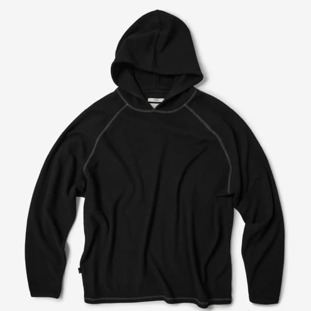 [새상품] ETCE 와플 후드 롱슬리브 긴팔티 M