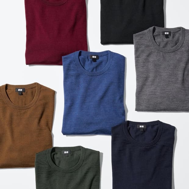 유니클로 메리노 니트 