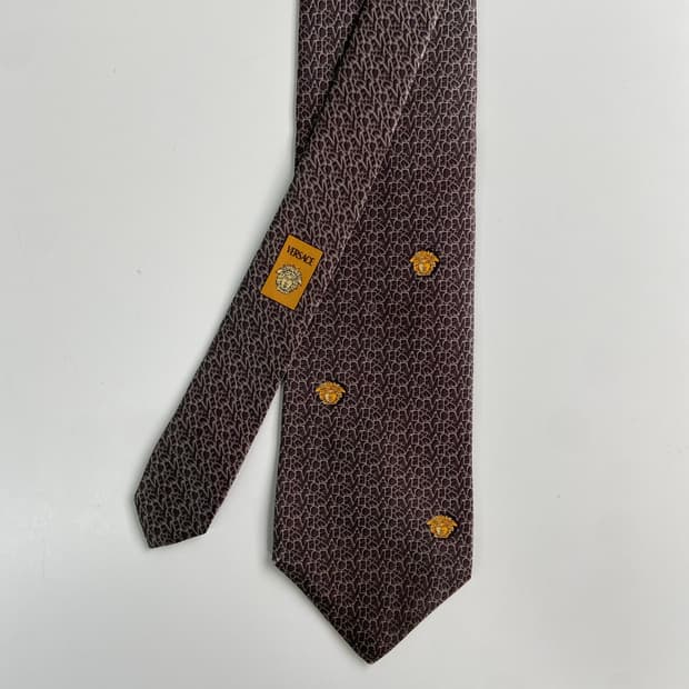 Gianni Versace 베르사체 모노그램 정품 명품넥타이