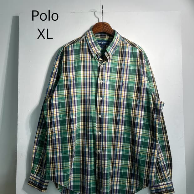 Polo 폴로 랄프로렌 체크셔츠 XL