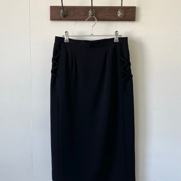 Japan vtg 블랙 코르셋 스커트