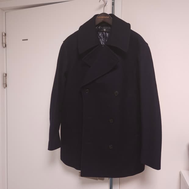 [L] 유니클로 +j 피코트 네이비