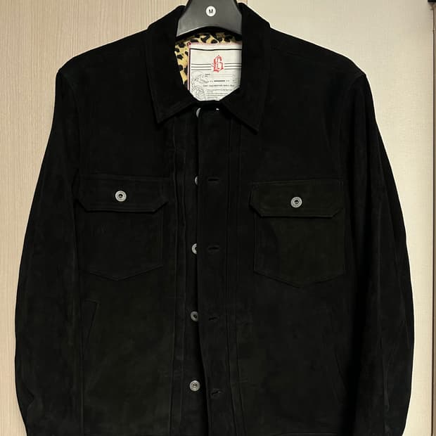 (m) 블랙아웃 고트 스웨이드 세컨