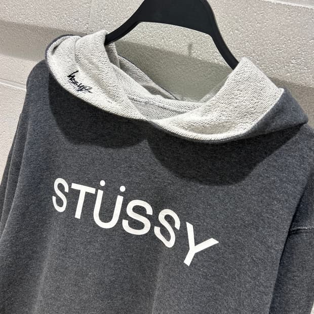 Stussy Big Logo Hood Sweat Shirts