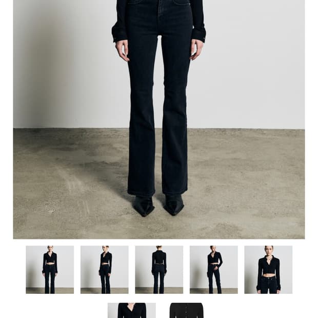 보헴서 크롭 카라셔츠