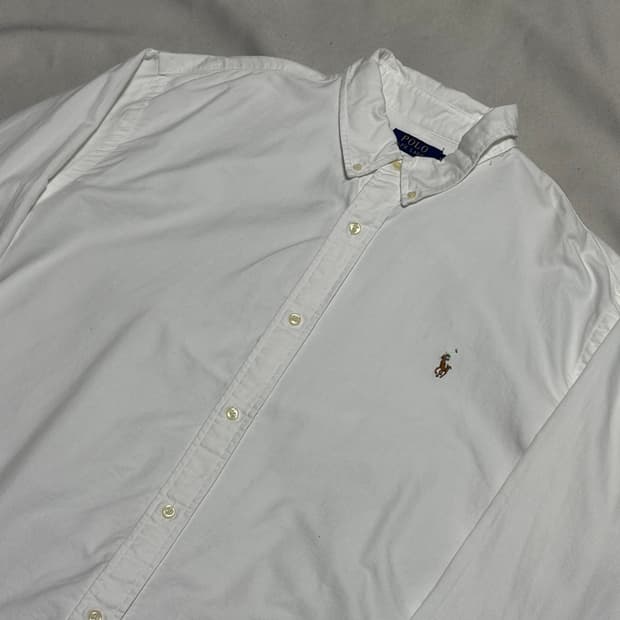 XL 폴로랄프로렌 클래식핏 화이트 셔츠 