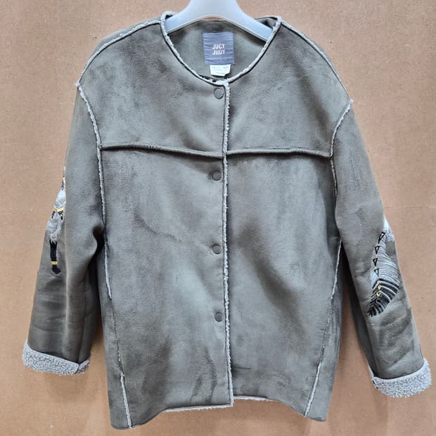 쥬시쥬디 스웨이드 무스탕 자켓