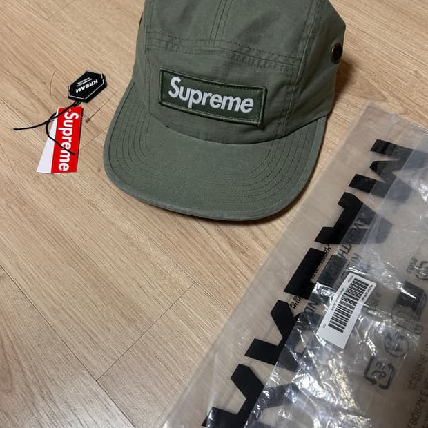 슈프림 캠프캡 밀리터리 올리브