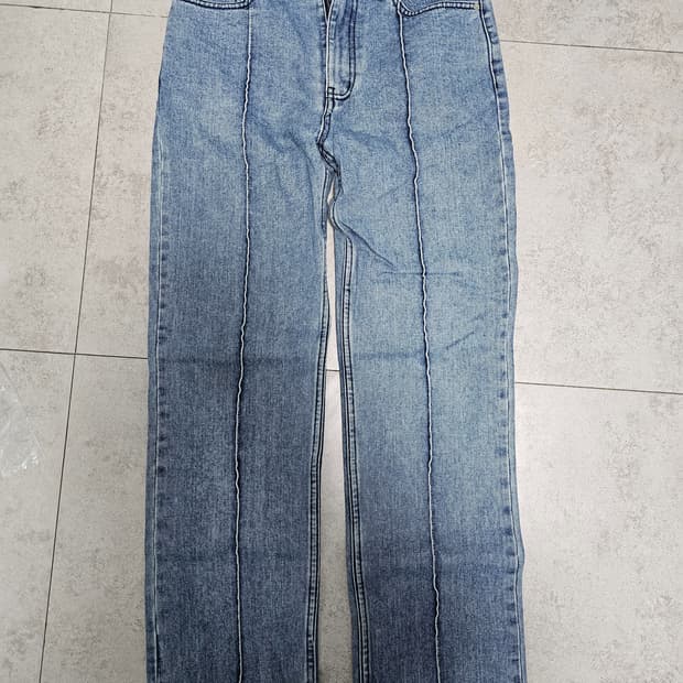 문썬 시그니처 와이드 데님 팬츠