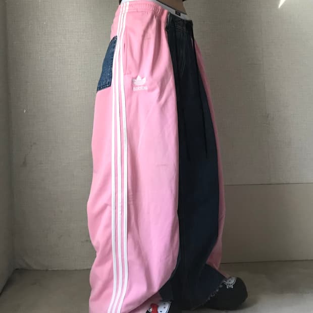 아디다스 와이드 커스텀 팬츠
