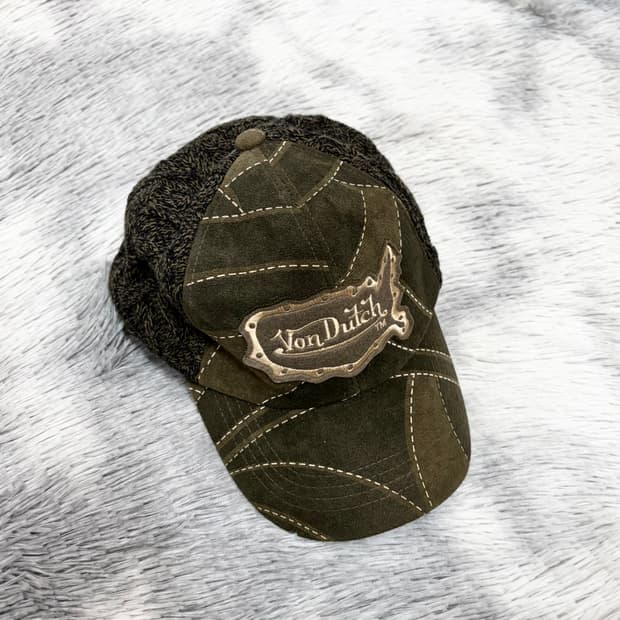 본더치 포레스트 패치워크 헤링본 볼캡