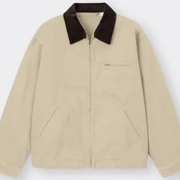 GU 워시드 코튼 워크자켓 M