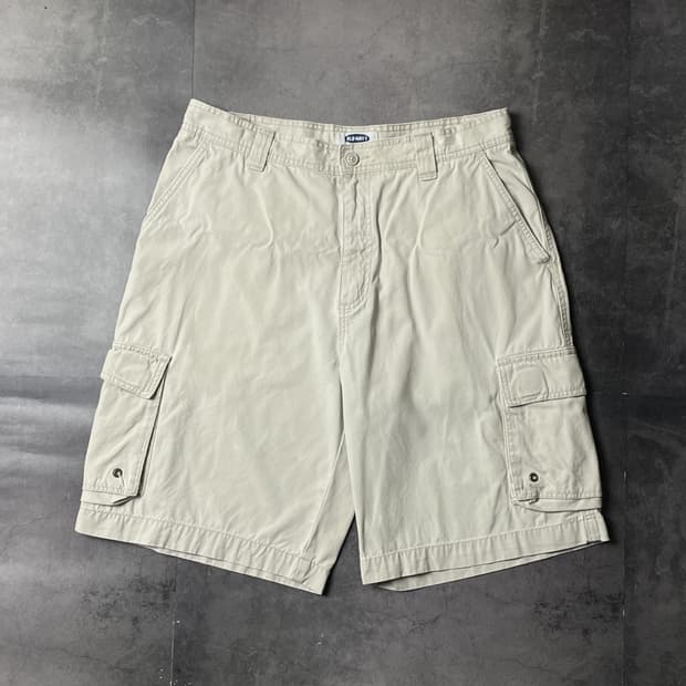 OLD NAVY 올드네이비 빈티지 아이보리 카고 하프팬츠 A00924
