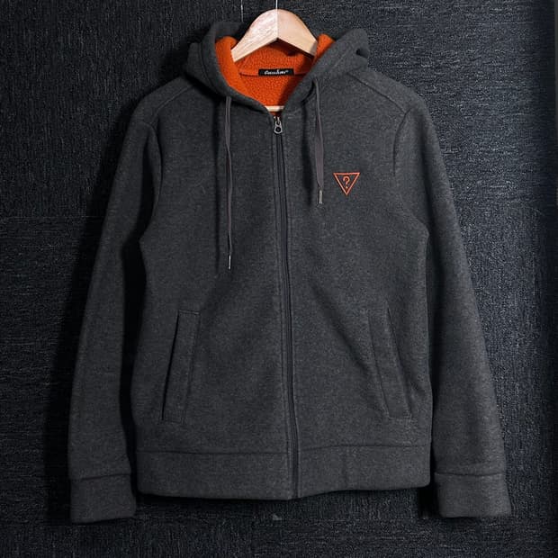 게스 남성 후드집업 M 회색