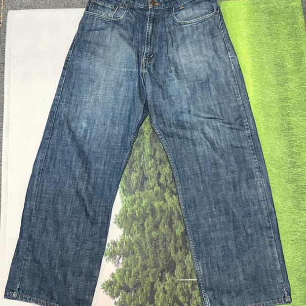 리바이스 569 루즈 스트레이트 핏 데님 팬츠 38/32