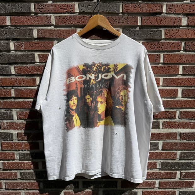 본조비 1995s These Days 빈티지 티셔츠