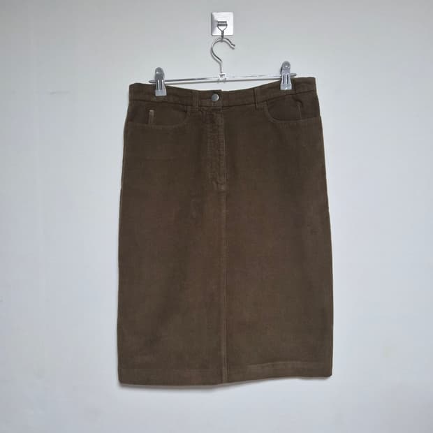 막스마라MaxMara 코듀로이 스커트 44사이즈 P-17