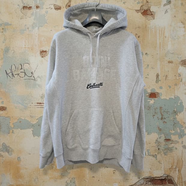 칼하트 WIP DOIN' DAMAGE 후드티 L