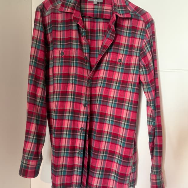 유니클로 체크셔츠