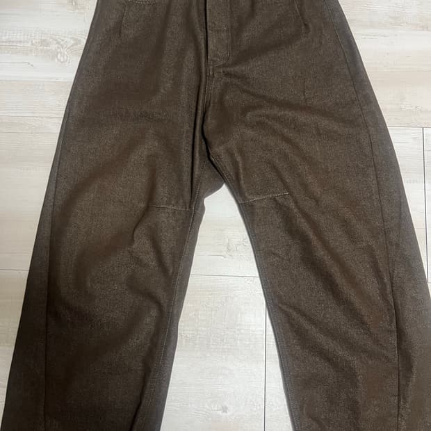 (2)999humanity curvedheritagedenim brown