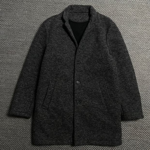 빈티지 트위드 오버핏 싱글 발마칸 코트o 5323