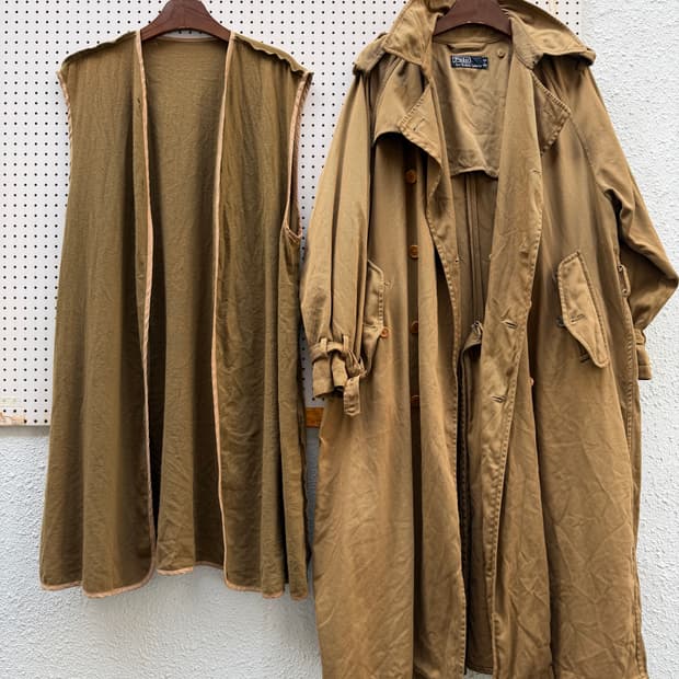 1990s POLO RALPH LAUREN TRENCH 폴로랄프로렌 코트