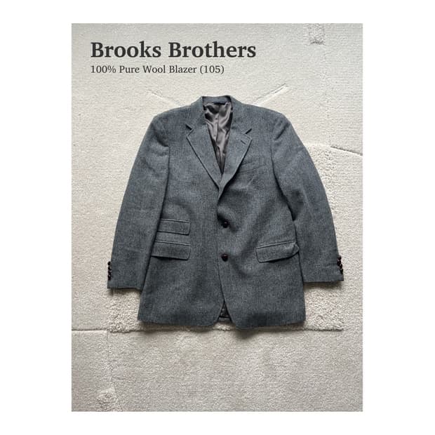 브룩스 브라더스 100% 퓨어 울 블레이저 (105) 